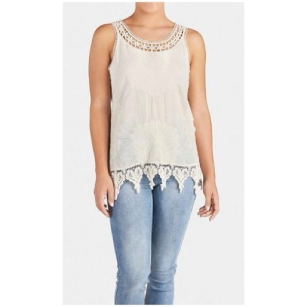 Coco + Carmen boho crochet tank